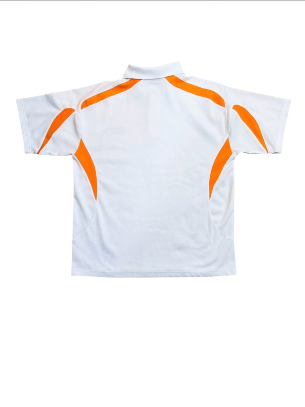 NCAA Tennessee Volunteers Vols White Polo with Orange Accents Size Large - Picture 4 of 5